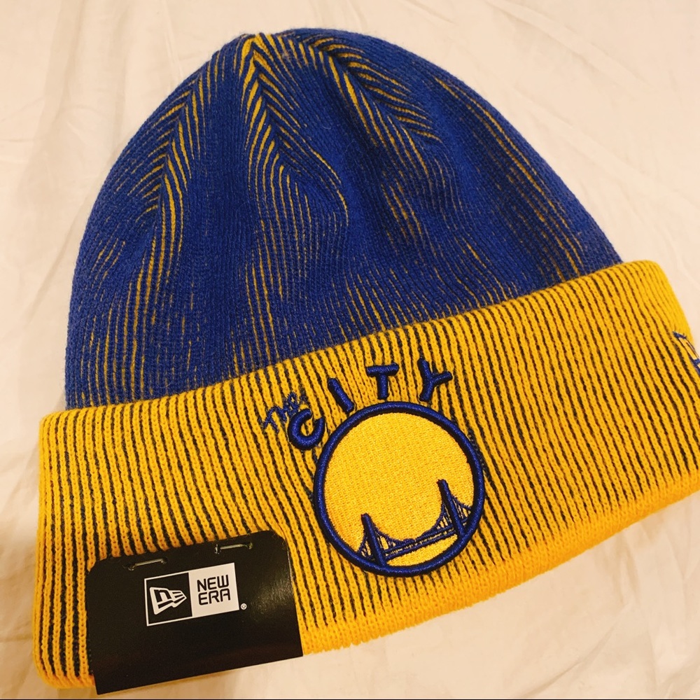 New Era Hardwood Classic GSW Beanie